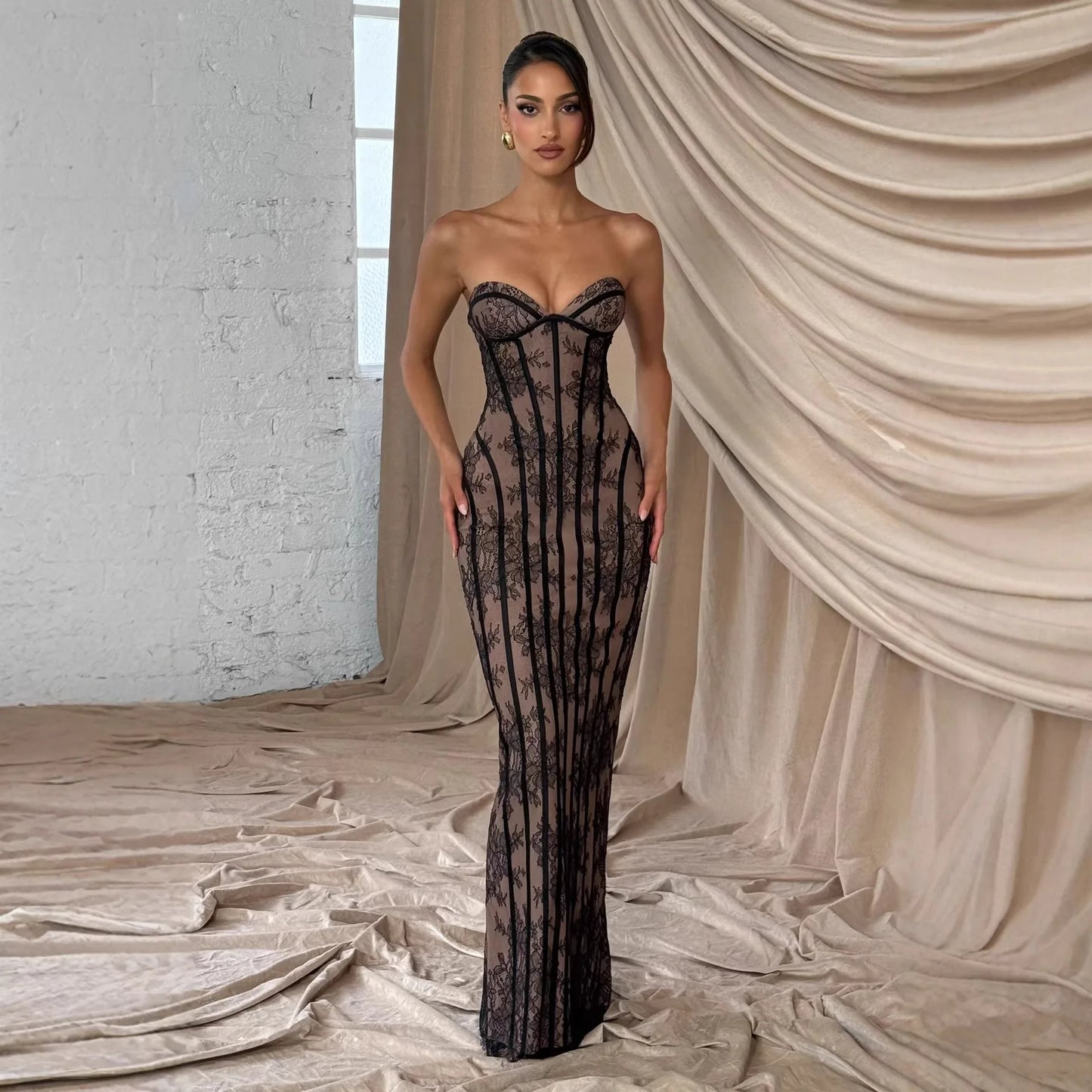 Reinassence long and short dress