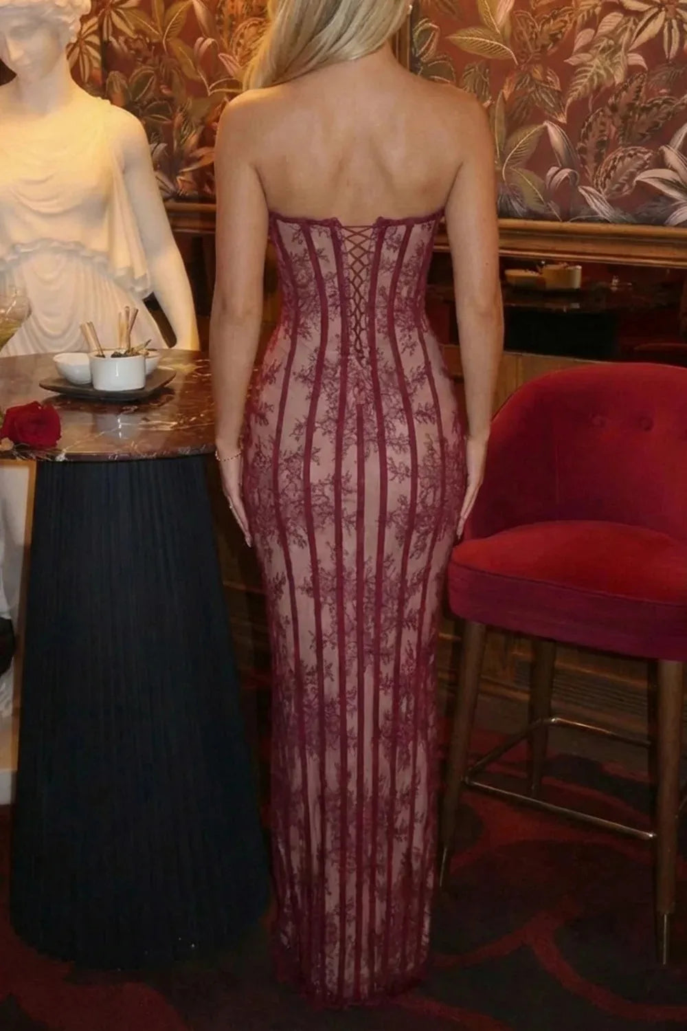 Reinassence long and short dress