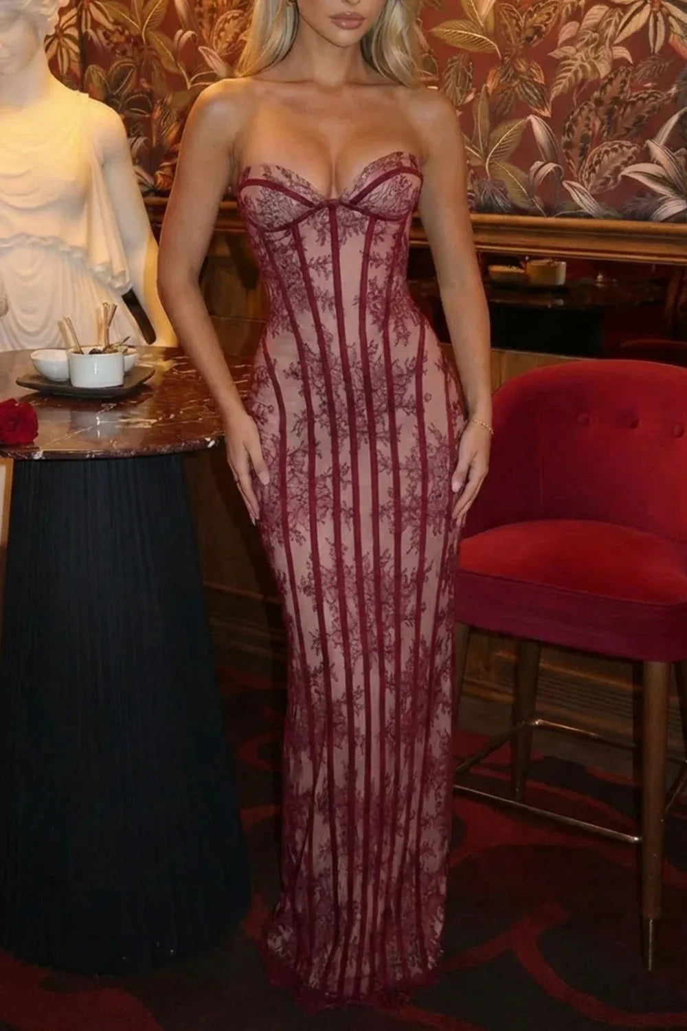 Reinassence long and short dress
