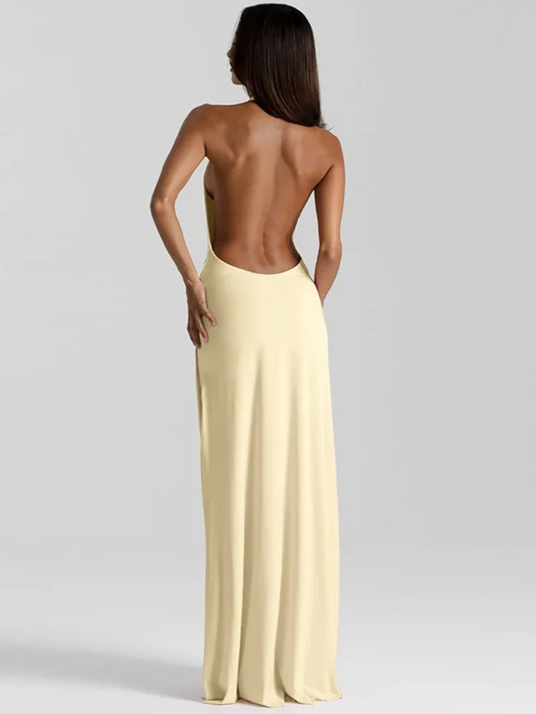 Penelopé Dress – Black / Yellow / Pink