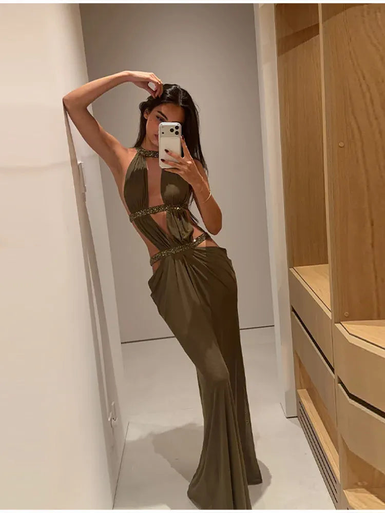 Atenea Dress – Army Green