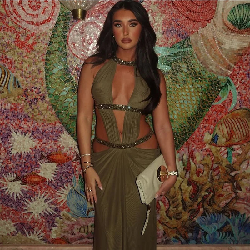 Atenea Dress – Army Green
